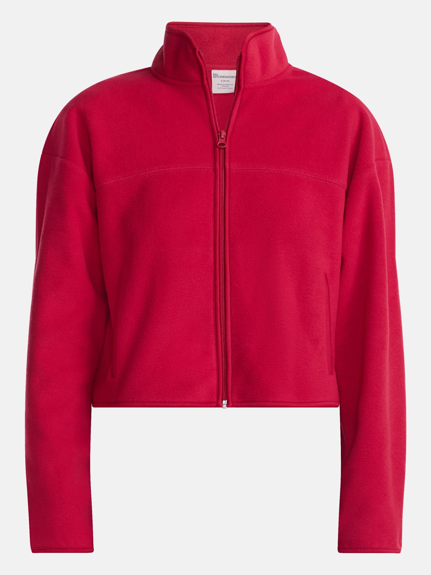No Boundaries Fleece Zip Up Jacket, Women’s XXS-XL