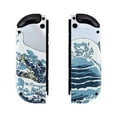 thumbnail image 5 of eXtremeRate The Great Wave Replacement Shell w/Full Set Buttons for Nintendo Switch/OLED Joycon, 5 of 8