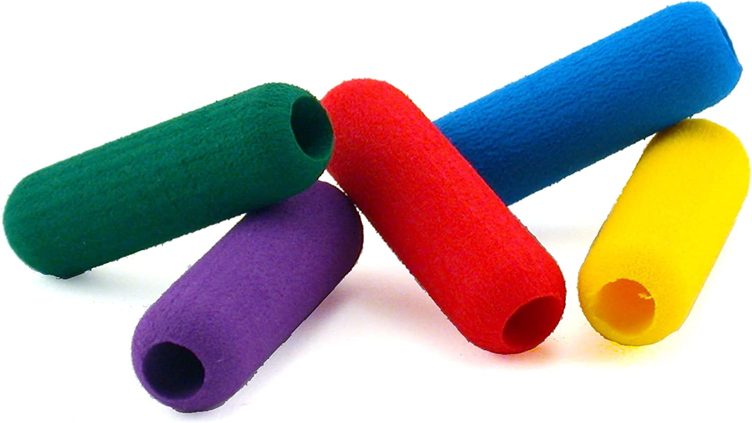 The Pencil Grip The Classics Soft Foam Pencil Grips, Ergonomic Writing Aid For Lefties And Righties, 1.5 Inch Long, Assorted Colors, 12 Count - TPG-16412, original