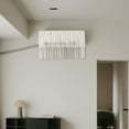 thumbnail image 1 of Oliegs Air Conditioner Cover And Stopper Curtain For Living Room Bedroom Floral Design Polyester Fabric Windproof Two In One, 1 of 5
