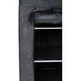 thumbnail image 4 of J&V TEXTILES Shoe Rack Organizer Tall Shoe Rack for Closet Entryway 4 Tier Non-Woven Cover Shoe Shelf Holds 12 Pairs Free Standing Shoe Storage Cabinet with Dustproof Cover Black, 4 of 8