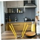 thumbnail image 5 of inverted cake stand, stainless steel, yellow, 5 of 5