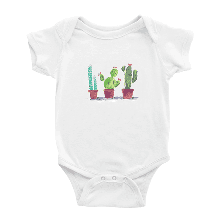 

Cactus Watercolor Funny Baby Bodysuit Boy Girl Unisex