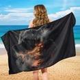 thumbnail image 7 of FOR U DESIGNS Wolf Forest Flame Print Car Seat Towel Covers for Dog Pet Washable Car Towel Cover with Storage Bag Absorbent Microfiber Towel for Workout Outdoor Sport Activities, 7 of 7