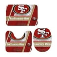 thumbnail image 4 of Juego de alfombras de baño de 3 piezas del equipo SF_49erss Alfombra antideslizante para baño de 31,5 x 20 pulgadas, 4 of 7