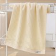 thumbnail image 3 of facefd 2 Pieces/Set Cotton Bath Towel Soft Replacement Rectangular Home Bathing Shower Face Towel Washcloth Accessories Beige, 3 of 9