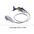thumbnail image 3 of Under 10, Fish Simulation Toy, Battery-Operated Stick, Durable Plastic, Squeaky Fun, for Small Pets, Interactive Play, Travel Office Companion, Quiet Action, Non-Toxic Material Akmoler [New Arrival], 3 of 6