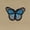 Butterfly Khaki, variant on Embroidered Bucket Hat for Women Men Fashion Summer Beach Fisherman Cap, Butterfly Black