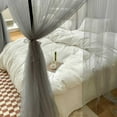 thumbnail image 3 of Mosquito Net,Canopy Bed Curtains,Double Bed Mosquito Net Frame,Stainless Steel Bracket,Room Decoration for Indoor Outdoor, 3 of 6