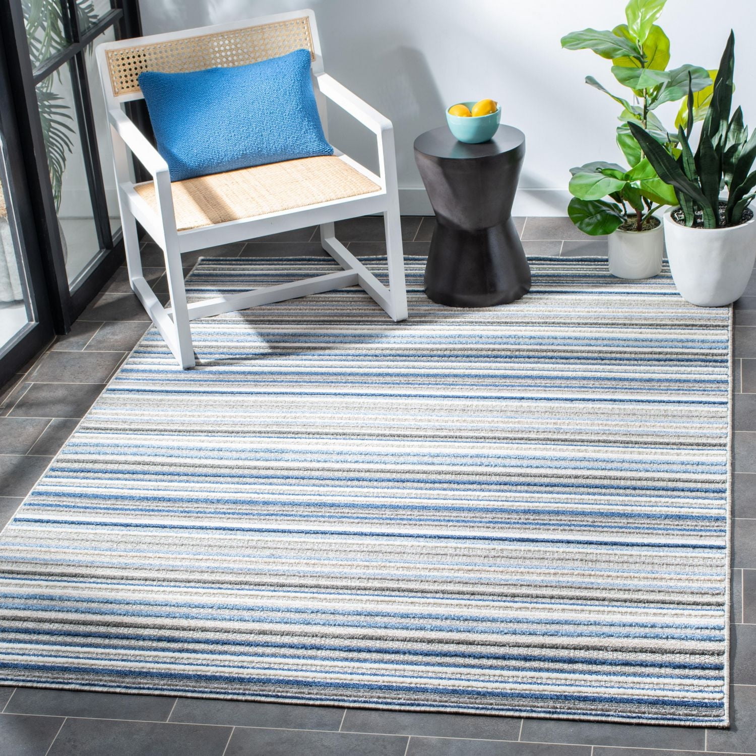 Safavieh Cabana Siomha Striped Outdoor Area Rug