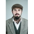 thumbnail image 2 of Hanna Hats of Donegal Vintage Flat Cap 100% Wool Tweed Men's Irish Hat Handcrafted in Ireland, 2 of 6