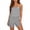 01 Gray, variant on Fewfanhot Sets for Women Cotton-Linen Camisole Set, Adjustable Strap Tank Top & Loose Shorts, Soft Casual Lounge Wear