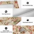 thumbnail image 6 of Rose Fall Outdoor Rug for Patio/Deck/Porch, Non-Slip Large Area Rug 5 x 8 Ft, Thanksgiving Vintage Pastoral Botanical Flowers Indoor Outdoor Rugs Washable Area Rugs, Camping Rug Carpet Runner, 6 of 8