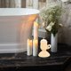 thumbnail image 5 of EeaseMX Candelabro de cerámica, soporte para velas, soporte para velas, soporte para exhibición de velas, 5 of 7