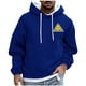 thumbnail image 2 of Dolkfu Sudadera con capucha de patrón informal para hombres, sudadera de manga larga con capucha, camisetas divertidas para hombres M, 2 of 5