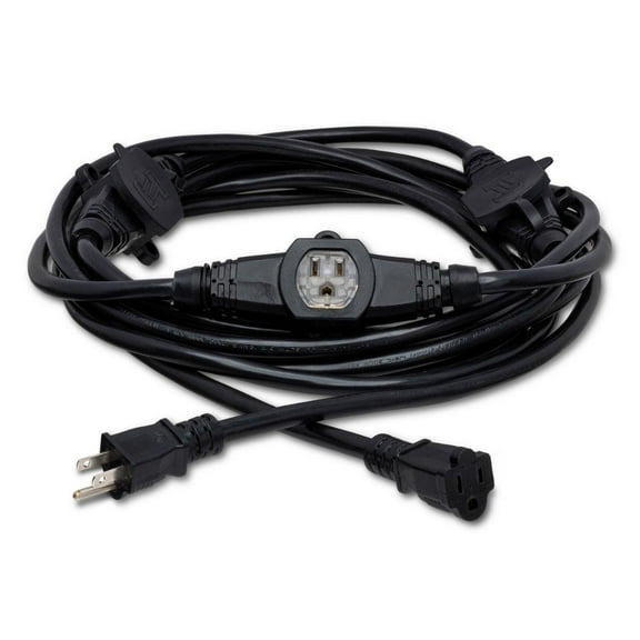 Hosa 30 ft Power Distribution Cord - 6 x NEMA 5-15R to NEMA 5-15P - PDX-430