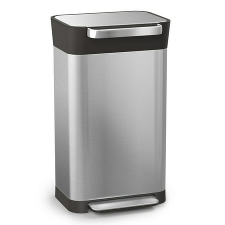 Joseph Joseph Titan 30 Trash Compactor kitchen bin - Stainless