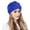 Blue, variant on MSJUHEG Headband Hats for Women Baseball Cap Womens Casual Head Hat Cap Headwear Muslim Turban Cap Headwrap Turban Cap Hats for Men Fascinators Hats for Women Polyester 1PC Hat Black One Size