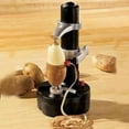 thumbnail image 6 of Electric Potato Peeler for Kitchen, Vegetable Peelers for Carrot, Automatic Potato Peeler Electric Peeler Fruit Peeler for Apples Orange Mango Lemon Kiwi (Black), 6 of 8