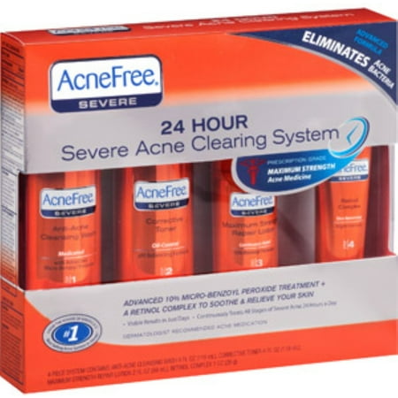 2 Pack - AcneFree 24 Hour Severe Acne Clearing System 1
