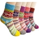 thumbnail image 2 of Pares de calcetines de lana de invierno para mujer, calcetines de punto con estampados coloridos, 2 of 7