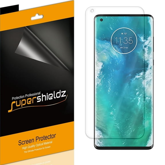 [2-Pack] Supershieldz for Motorola Edge / Edge Plus (Motorola Edge ) Screen Protector, [Full Screen Coverage] Anti-Bubble High Definition (HD) Clear Shield