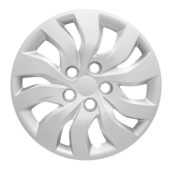 Drive Accessories KT915-17S/L ABS Silver 17 Plastic Wheel Cover Hubcap Pack of 4