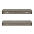 thumbnail image 4 of Kate and Laurel Havlock Wood Shelf Set, Gray 2 Piece 24 inch, 4 of 10
