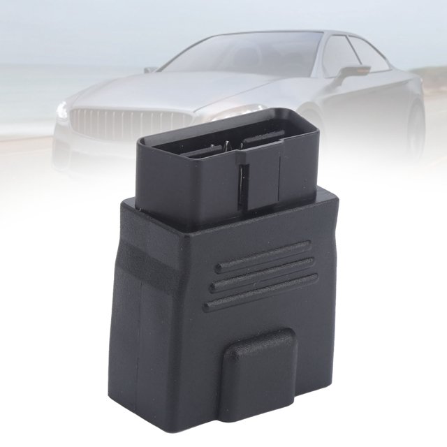 OBD2 Cable Adapter, Male To Female ABS Plastic Code Reader 16Pin Cable Adapter Fault Check OBD Connector To Reduce Wear And Protect The OBD2 Interface