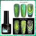 thumbnail image 4 of Dengmore 6 Color for Choose Crystal Glow Cat Eye Gel Polish, UV/LED Lamp Required, Create Versatile Nail Art Styles with Shimmery Magnetic Effect, Salon-Level Manicure, 4 of 8