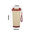thumbnail image 3 of 304 Stainless Steel Tumbler with Straw and Rope Insulated Coffee Cup for Travel and Daily Use, Red, 3 of 6