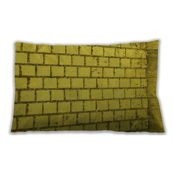 Ahgly Company Outdoor Rectangular Contemporary Lumbar Throw Pillow, 13 inch by 19 inch