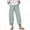 Light Blue, variant on Pntutb Womens Casual Solid Pants Comfortable Elastic High Waist Casual Beach Pants Blue XXXXL