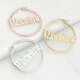 thumbnail image 2 of Personalized Planet Women's Old English Name Hoop - Medium, 2 of 2