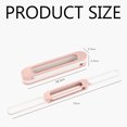 thumbnail image 4 of Bathroom Wall Mounted Slipper Rack Free Punching Toilet Foldable 3 in 1 Shoe Bracket,Pink, 4 of 5