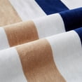 thumbnail image 2 of Great Bay Home Cotton Cabana Stripe 4-Pack Beach Towel  (4 Pack - 30" x 60", Navy / Taupe), 2 of 6