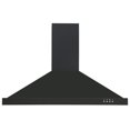 thumbnail image 2 of Ancona Hotte de Cuisinière Pyramidale Murale Convertible 36” 450 CFM en Acier Inoxydable Noir, 2 of 6
