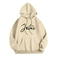 thumbnail image 6 of CONFREE Men's Hoodie Letter Prints Hoodies For Men Graphic Long Sleeve Casual Pullover Hooded Sweatshirts With Pockets, 6 of 6