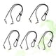 thumbnail image 5 of BRIGHTFUFU 5pcs Servilletas de papel Cordón Clip Comida Babero Toalla Toallas Cadena Cordón flexible Servilletero ajustable para adultos (Negro), 5 of 7