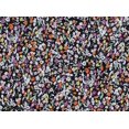 thumbnail image 2 of Zelouf Cotton Spandex Knit Print  , Sewing, DIY, Crafts Fabric by the Yard, 986 Blk/org, 7 Yard, 2 of 2
