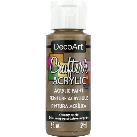 UPC: 0016455545423 | DecoArt Crafter s Acrylic Paint 2 oz. Country Maple