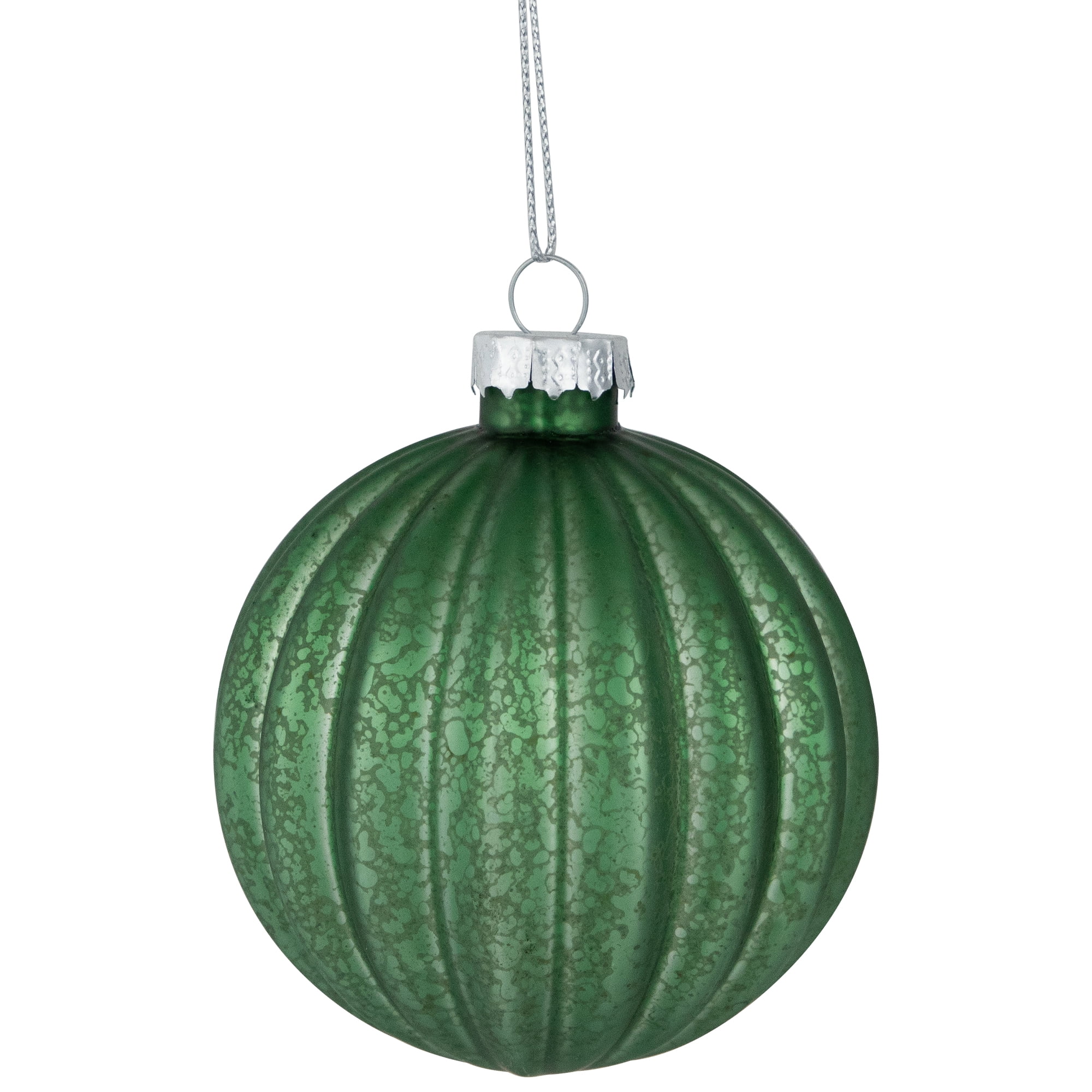 Northlight 3-Finish Glass Christmas Ball and Onion Ornaments - 3" (80mm) - Forest Green - 9ct