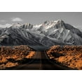 thumbnail image 2 of Design Fabrikken 18x14 White Modern Wood Framed Museum Art Print Titled - The Road 1, 2 of 4