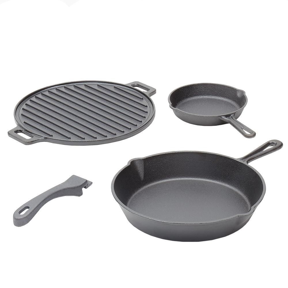 Home Basics 4-Piece Cast Iron Cook Set