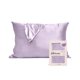 thumbnail image 1 of Funda de almohada kitsch satinada para cabello y piel, tamaño queen, color lavanda, 1 of 9
