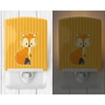 thumbnail image 2 of Caroline's Treasures BB9164CNL Fox Ceramic Night Light, 6x4x3", multicolor, 2 of 2