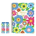 thumbnail image 7 of Tuvgenk Spiral Notebook A5 Multicolor Floral Notebook Flower Planner Work and Exercise Schedule Book No Bleed Travel Diary, 7 of 7