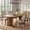 Brown, variant on Fnova 63" Farmhouse Dining Table for 2-4 People, Kitchen Table, Modern Dinner Table for Dining Room, Kitchen, Living Room, Office, Restaurant, Apartment