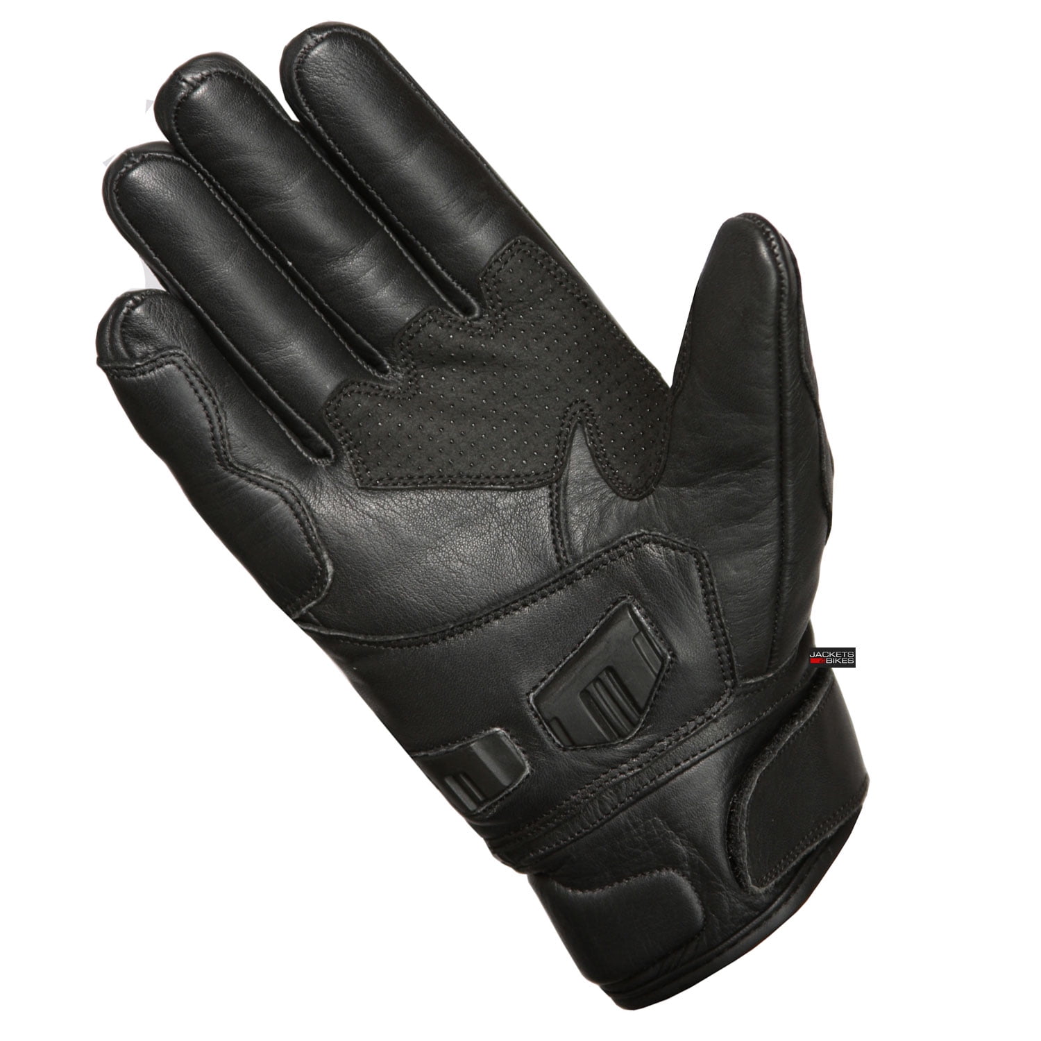 Men's Premium Cowhide Leather Motorcycle Gloves Cruising Riding Street Racing ATV Dirt Bike Motocross Palm Sliders Knuckle Armor Protected Powersports Biker Gear Glove Black M