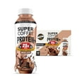 thumbnail image 1 of Protein Coffee SUPER COFFEE Protein+ Moca, 355 ml, paquete de 12, 1 of 9